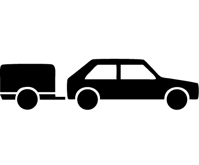 Icon PKW mit Anhänger